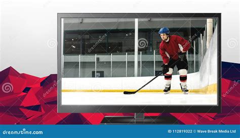 Ice Hockey on TV .